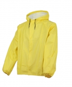Cyklo Moto větrovka Doprava s kapucí žlutá
