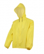 Cyklo Moto větrovka Doprava s kapucí žlutá
