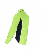Cyklo bunda Primary reflexní žlutá s kapucí
