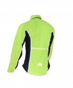 Cyklo bunda Primary reflexní žlutá s kapucí