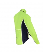 Cyklo bunda Primary reflexní žlutá s kapucí
