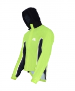 Cyklo bunda Primary reflexní žlutá s kapucí
