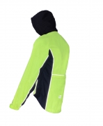 Cyklo bunda Primary reflexní žlutá s kapucí